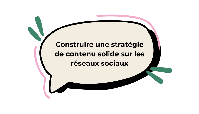 Construire une stratégie de contenu solide sur les réseaux&nbsp;sociaux